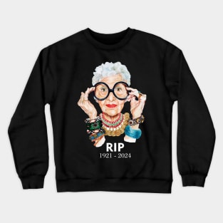 iris apfel rip Crewneck Sweatshirt